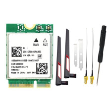 RTL8922AE Scheda WiFi7 6338 Mbps 2.4G/5G/6G Bluetooth5.4 M.2 NGFF Scheda Adattatore WiFi Wireless + Antenna 10DB per Win10/Win11
