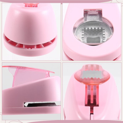 Stamp Shape  Punch Embossing Machine Round Hole Punch Toothed Puncher 1
