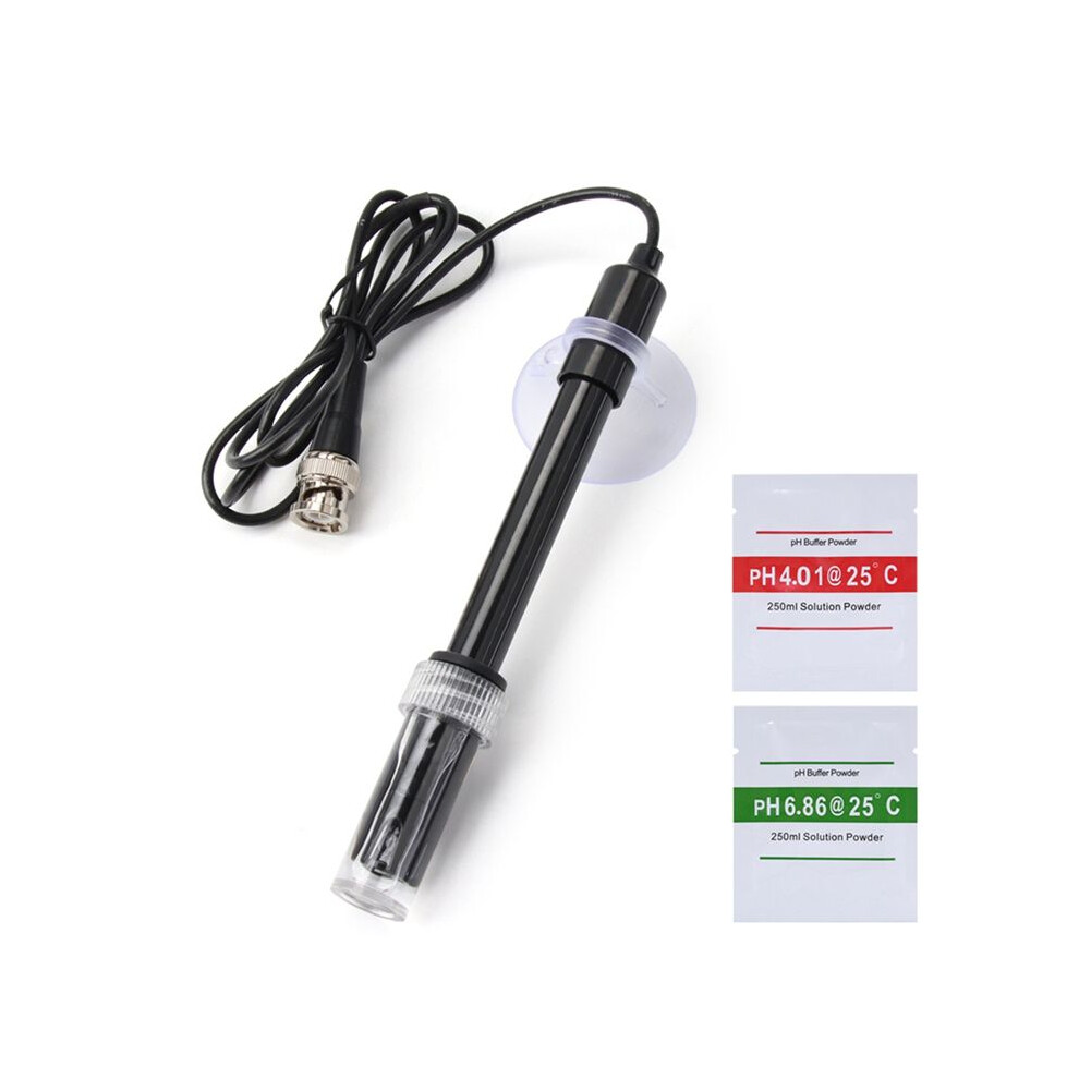 Replacement Ph Meter Electrode Probe Controller Bnc Connector Sensor With Buffer Powder 75Cm 6034260478099