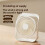 Ventilateur de Bureau Mural Portable Rechargeable à Quatre Vitesses, Blanc 3