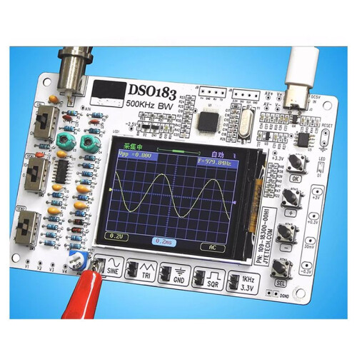 5V DSO183 Digital Oscilloscope DIY Parts Teaching Beginner Practical Training Measuring Instrument Electronic Production 1