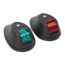 Marine-Signalleuchte für Boote Yacht DC12V 2W LED Wasserdicht Schwarz