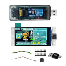 NMMiner Miner 265kH/S+NerdMiner V2 307KH/S USB-Kette Krypto-Miner BTC Solo Lotterie-Miner Amperemeter USB-A-Serie Formkette
