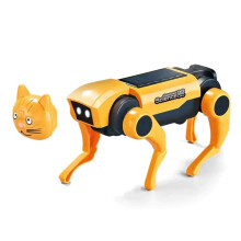 Robot Zonne-Elektrische Mechanische Slimme Hond Kinderen Educatief Assemblage Speelgoed Slimme Robot Speelgoed Cadeau