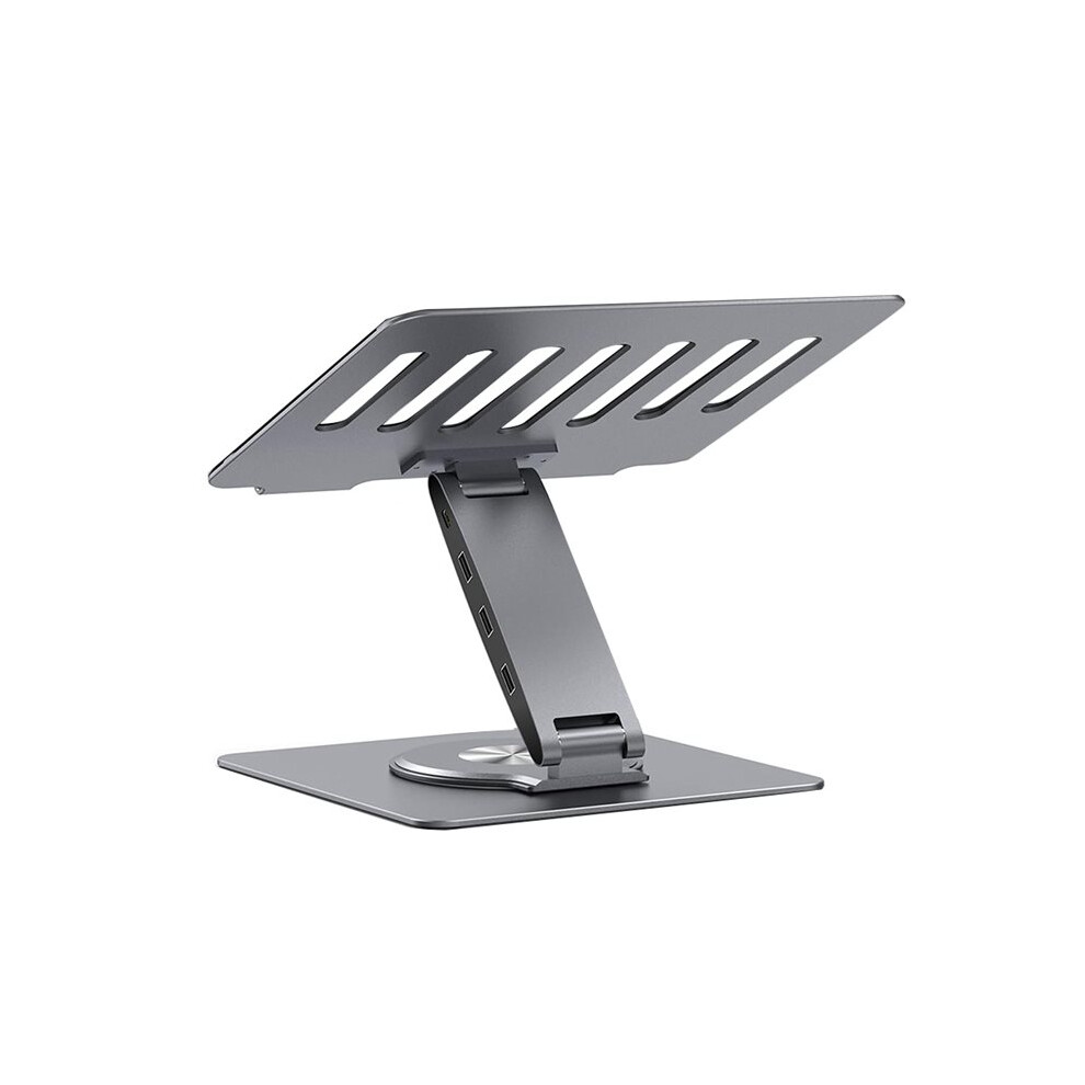9-In-1 Desk Laptop Stand With Docking Station, 360 Rotation 4K60hz, 3 Usb3.0, 100W Pd Charging For Pc Laptop 6031799884292