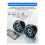 Computer Speakers,USB-Powered PC Gaming Speakers for Desktop Computer Laptop and Phone USB 3.5mm Aux Input A 6
