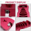 PVC Pipe Deburring Tool Adjustable Chamfers PVC Chamfer Tool PVC Pipe Reamer for SCH40 PVC CPVC Pipes Red 2