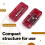 Outil de Décompression EDC PC Push Slider Mécanique Intensif, Rouge 3