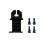 For  A1 Series/H2D/H2S/P2S Heating Assembly Insulation Block Kit Hotend Heat Mounting Base A 2