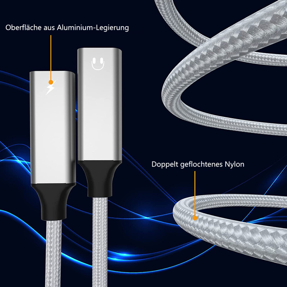 Dual Usb C Splitter For Your Audio Needs, Super Compatiblity Adapter Ensuring High-Quality Sound Transmission And Seamless Device Connection 9169997052070