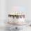 Μίνι διακοσμητικά για cupcakes με μονόγραμμα, διακοσμήσεις τούρτας γενεθλίων με 3