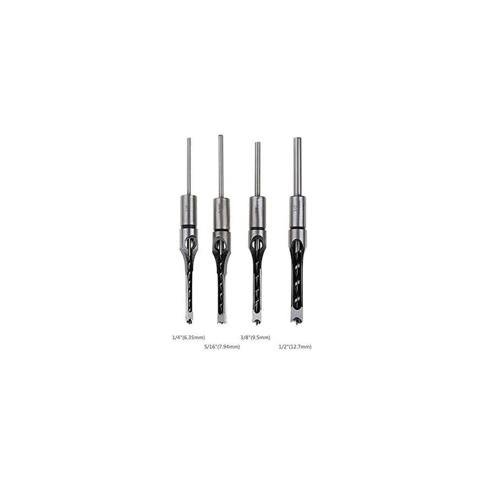 Professional Woodworking Mortising Chisel, Square Hole Drill Bits For Accurate Drilling In Wood, Mortise Machine Compatible, Versatile Application 9169997052513