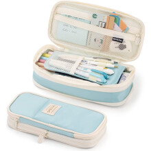 High-Quality Pencil Bag, Large Capacity Canvas Case With Durable Exterior And Soft Interior Padding, Ideal Gift For Students Or Professionals