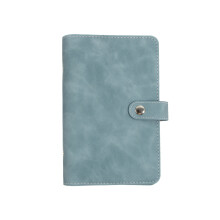 Compact A6 Leather Binder, Refillable Notebook For Travelers, Portable Size & Strong Magnetic Clasp For Convenient Use & Secure Closure