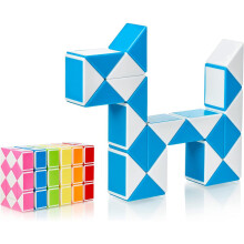 Creatieve vormen die de verbeeldingskracht stimuleren, mini-puzzel als antistressmiddel, hersenkraker met een kleurrijk ontwerp, draagbaar speelgoed