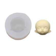 Puppe menschliches Gesicht Silikonform Fondant-Modell X