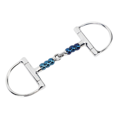 Stainless Steel 125mm D Ring Snaffle Bit - Anti-Biting Horse Control