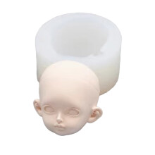 Puppe menschliches Gesicht Silikonform Fondant-K-Stil