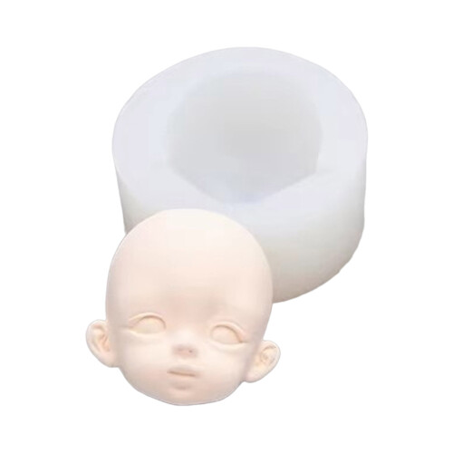 Epoxidharzformen, 3D-Puppengesicht, Silikonform,-Abschnitt B
