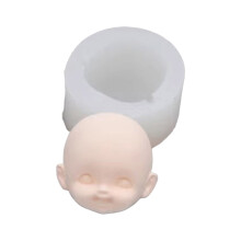 Puppe menschliches Gesicht Silikonform Fondant-Typ D