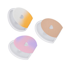 Personalized Crystal Heart Eggs Shaped Coaster-combination