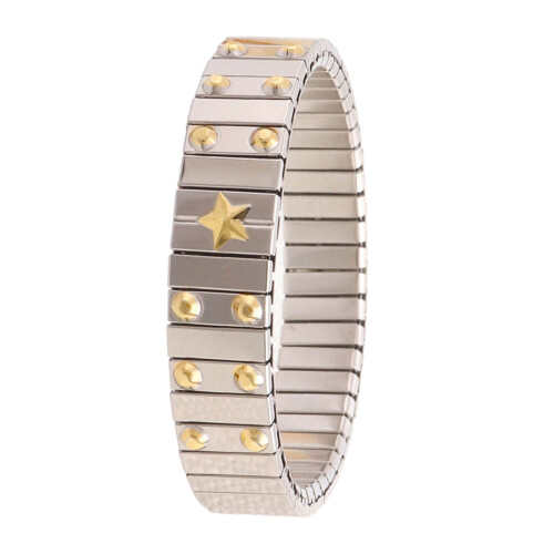Sparkle Rhinestones Stackable Stretch Bracelets for Women-B