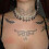 Chaîne de clavicule réglable, collier de perles élégant avec 4