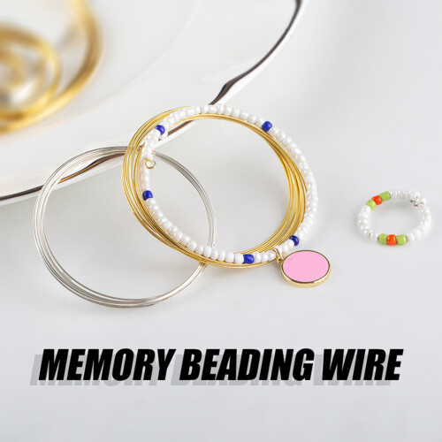 Fil d'acier à mémoire polyvalent pour projets de bijoux-Or 1