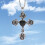 Adjustable Crosses Pendant Necklace Customizable Thorn-Black 7