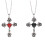 Adjustable Crosses Pendant Necklace Customizable Thorn-Black 2