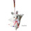 Dancing Rabbit Keychain Plush Animal Dolls Key Chain-White 4