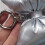 Handy-Anhänger mit Schleife, Herz-Anhänger,-Silber 5