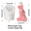 Silicone Mold for DIY Rabbit Aromatherapy-Two color hearts 6