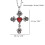 Adjustable Crosses Pendant Necklace Customizable Thorn-Black 4