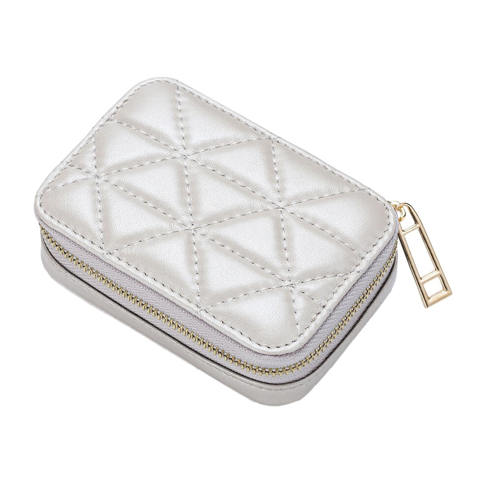 Gray (, 10.5X7.5x3.5cm) Versatile Makeup Holder Portable Lipstick Bag Compact Cosmetic