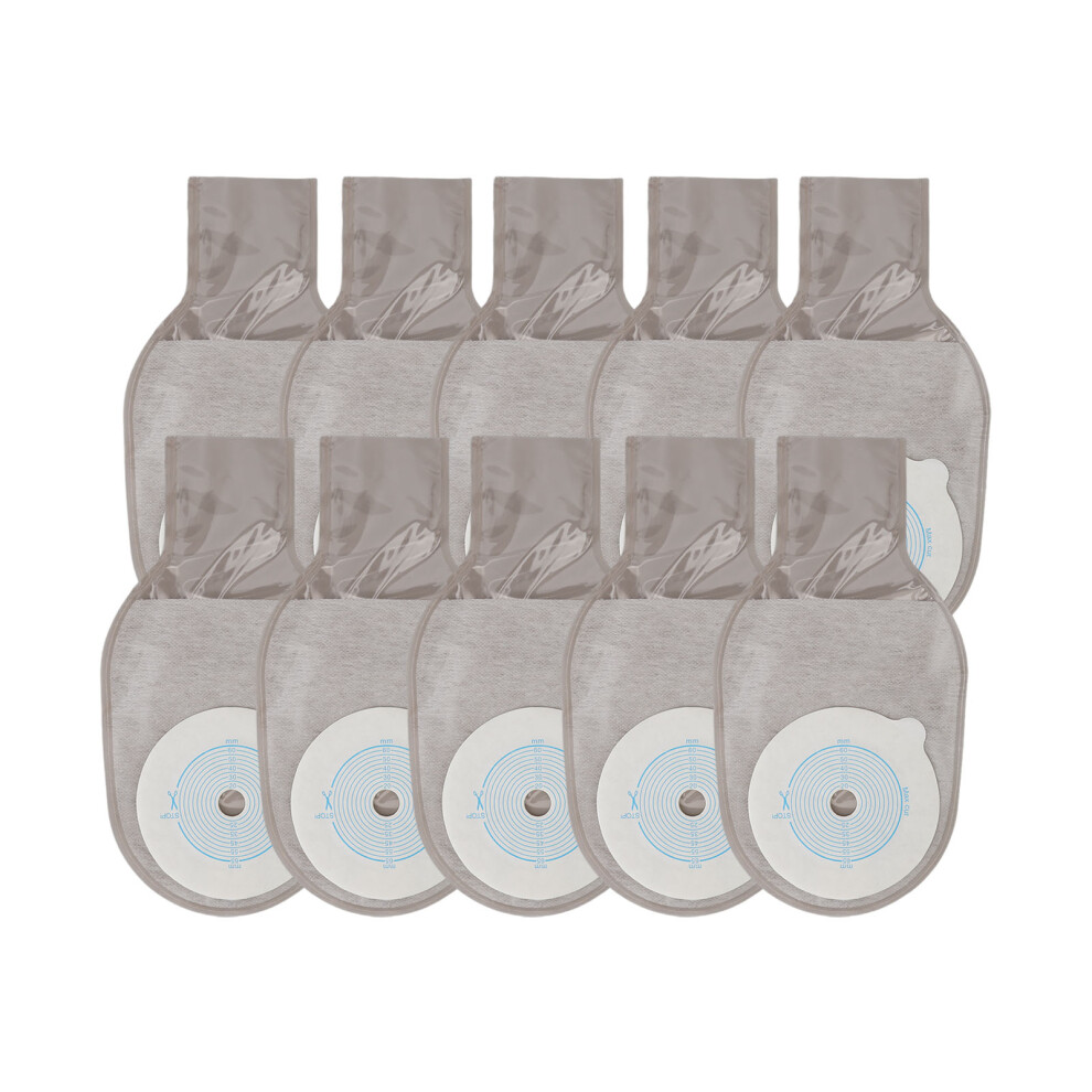 10pcs Hydrocolloid Colostomy Bags with Charcoal Filter, Odor Control