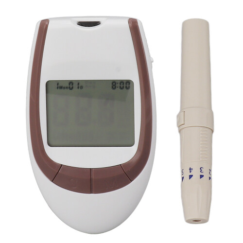 Kit de Moniteur de Glucose sanguin Résultats Rapides Écran LCD Grand Format, Sans Codage 1