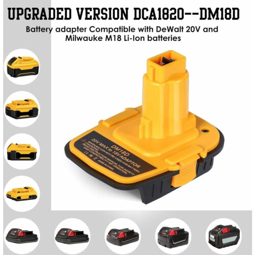 Προσαρμογέας μπαταρίας με USB, ανθεκτικό στη θερμότητα, ελαφρύ υλικό που προσφέρει 1