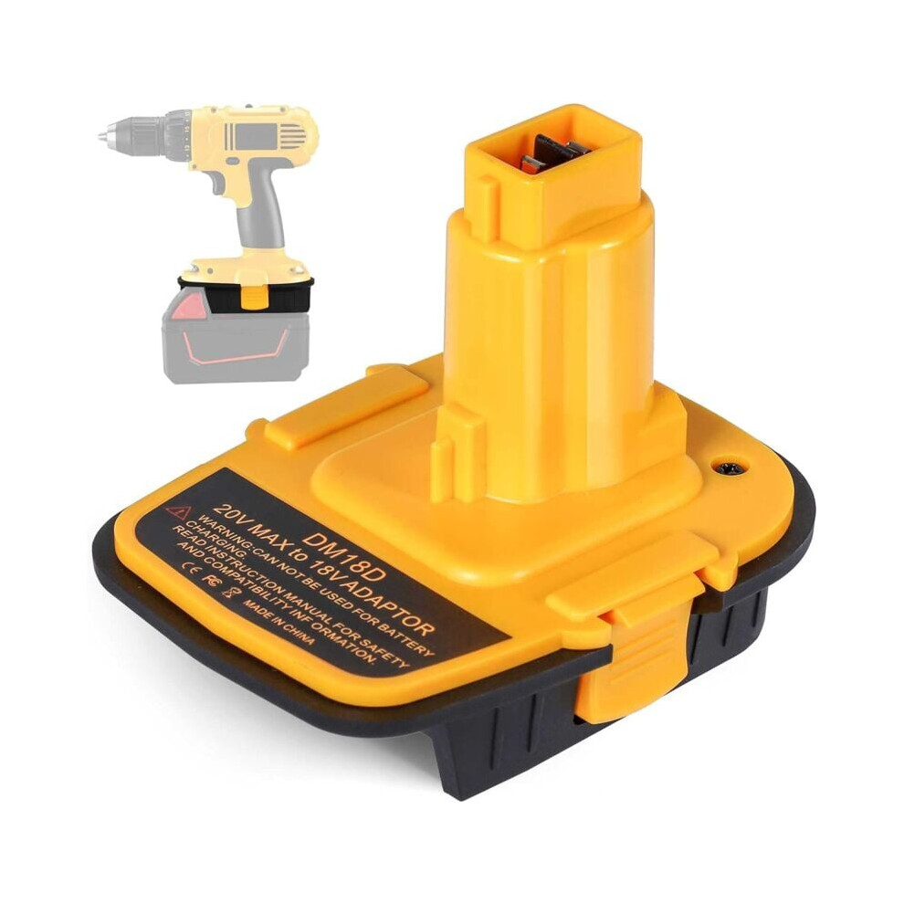 Battery Adapter For Dewalt 18V Tools, Convert For Dewalt 20V & Milwaukee M18 Lithium Battery, Ensuring Compatibility With Older Nicad & Nimh Battery 9128293018708