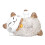 Fortune Cat Solar Power Statue Waving Arm Yellow Ears Lucky Cat Decor 3