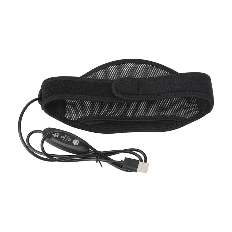 Home & Office USB Heated Neck Massager with 5 Vibration Settings Washable Cover