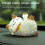 Fortune Cat Solar Power Statue Waving Arm Yellow Ears Lucky Cat Decor 7
