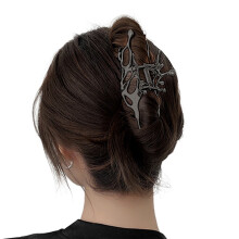 Barrettes à cheveux à la mode, épingles à cheveux, matériau-Noir