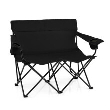 Klappbare Doppel-Campingliege für 2 Personen 132 x 66 x 96 cm Komfort