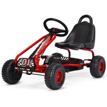 Kart à pédales enfant siège réglable 92 x 50 x 53 cm expérience de conduite