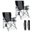 2er-Set Klappcampingstühle 59 x 63 x 89 cm Maximalbelastung 1