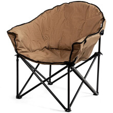 Klappbare Campingstuhl 82 x 62 x 90 cm mit ergonomischer Sitzfläche und designte Getränkehalter