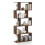 Bibliothèque 5 niveaux en forme de S 70 x 23,5 x 158 cm structure stable 1