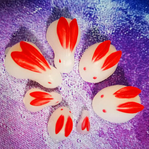 Versatile Rabbit Shaped Silicone Molds Flexible Sculpture Resin 2