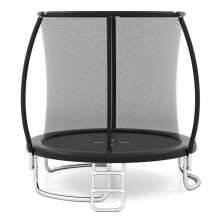 Buiten Trampoline 244 x 240 x 60 cm versterkte veiligheid gemakkelijke toegang modern design